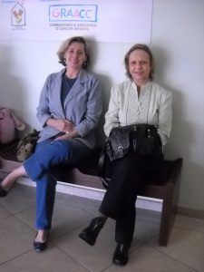 As terapeutas florais Regina Barbosa (in memorian) e Ana Caruso